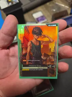 HEERO YUY - Gundam Card Game ST02-010 - C+ 3 Wing Gundam Zero 2 Wing Gundam - Image 2