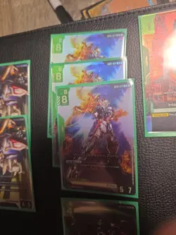 HEERO YUY - Gundam Card Game ST02-010 - C+ 3 Wing Gundam Zero 2 Wing Gundam - Image 3