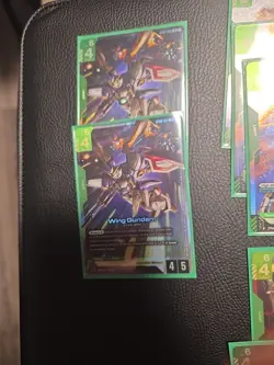 HEERO YUY - Gundam Card Game ST02-010 - C+ 3 Wing Gundam Zero 2 Wing Gundam - Image 5