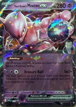 Team Rocket's Mewtwo ex Holo Promo SV: Scarlet & Violet Promo Cards 216 NM - Image 1