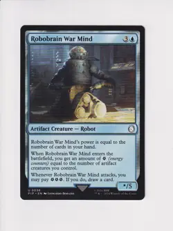 MAGIC THE GATHERING MTG FALLOUT ROBOBRAIN WAR MIND - Image 1