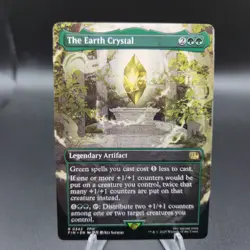 The Earth Crystal Borderless #0342 (Non-Foil) - MTG Final Fantasy - NM - Image 1