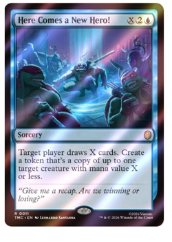 Here Comes a New Hero! - Surge Foil Teenage Mutant Ninja Turtles MTG - Image 1