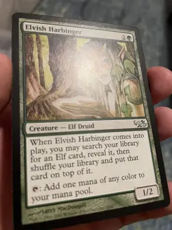 MTG Elvish Harbinger Duel Decks: Elves vs Goblins 4/62 Regular Uncommon - Image 2