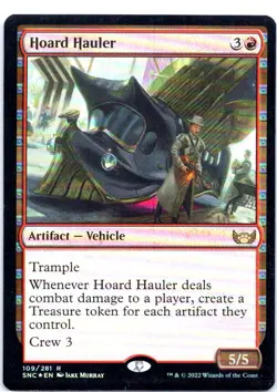 #109 Hoard Hauler MTG Streets of New Capenna Rare FOIL - Image 1