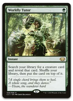 Worldly Tutor #6 (NM) Commander Collection Green CC1 Magic MTG - Image 1