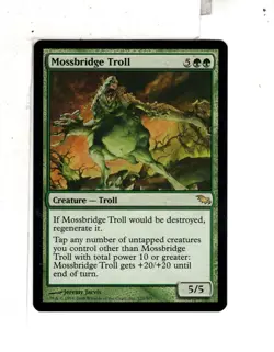 MTG SkeenAB Mossbridge Troll from Shadowmoor. NM. - Image 1