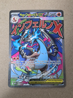 Mega Charizard X ex 023 Mega Evolution Promo Holo Full Art Pokemon TCG - Image 1