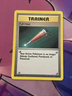 Moderately Played, English Pokemon Regular Full Heal - 82/102 - Uncommon - Unlim - Image 1