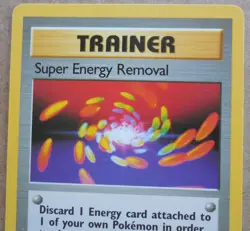 Super Energy Removal 108/130 Rare Non-Holo Base 2 Set Pokemon Trainer NM/LP - Image 2