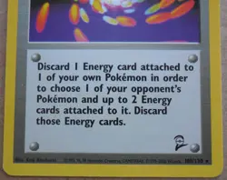 Super Energy Removal 108/130 Rare Non-Holo Base 2 Set Pokemon Trainer NM/LP - Image 3