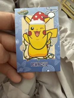 Pokemon Pikachu Santa Cracked Ice Holo 2024 Card Database Merry Christmas - Image 1