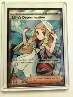 Pokemon TCG Lillies Determination Card 169/132 Mega Evolution Ultra Rare - Image 1
