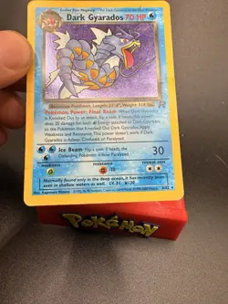 Pokemon Dark Gyarados Team Rocket Holo Rare 8/82 70 HP English TCG Card - Image 2