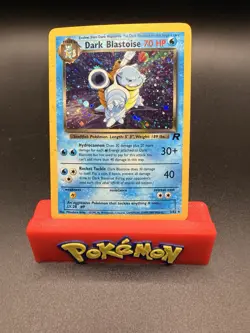 Pokemon Dark Blastoise 3/82 Team Rocket Holo Rare MP/HP-c - Image 1