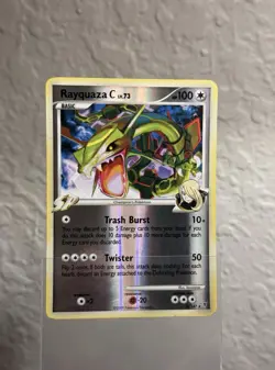 Pokemon TCG Rayquaza C Lv.73 8/147 Reverse Holo Supreme Victors 2009 HP - Image 1