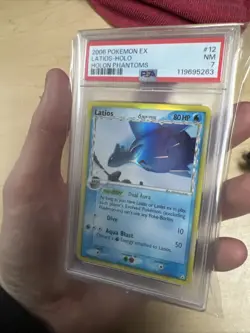 Pokemon TCG Holon Phantoms Latios Delta Species Holo Rare Card 12/110 Psa 7 - Image 3
