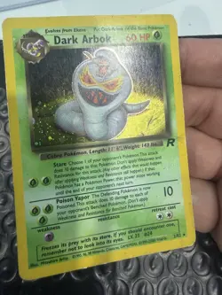 Pokemon TCG WOTC Team Rocket Dark Arbok 2/82 Holo Rare HP/DMG - Image 2
