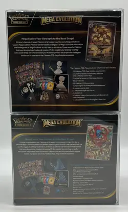 Lot of (2) Pokemon Center Exclusive Mega Evolution Gardevoir & Lucario PC ETB - Image 2