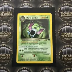 Pokemon Dark Golbat 50 HP Holo Rare Team Rocket 7/82 English Stage 1 Card - Image 1