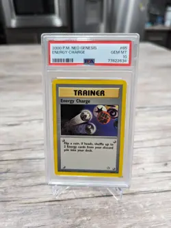 PSA 10 💎 GEM MINT Energy Charge Neo Genesis Unlimited Pokemon Card 85/111 - Image 2