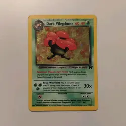 Pokemon Dark Vileplume Holo Rare Team Rocket 13/82 60HP Wizards English - Image 1
