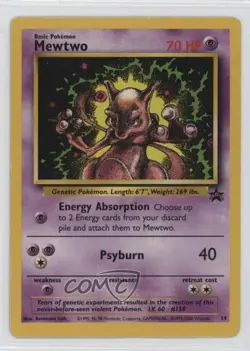Mewtwo Pokemon WOTC Black Star Promo #14 1999 - Image 1