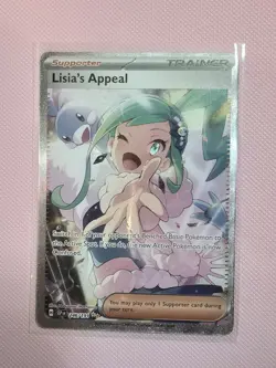 Pokemon Lisia's Appeal 246/191 Sv08 Surging Sparks Full Art Holo Trainer SIR - Image 1