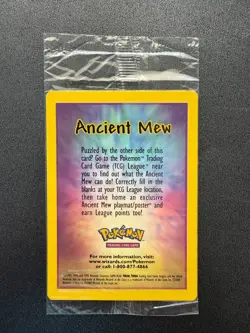 2000 Pokemon TCG Movie Promo -Ancient Mew- Holo SEALED - Image 1