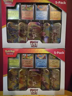 (Lot Of 2) Pokemon 151 Costco Mini Tin Bundle Factory Sealed - Image 2