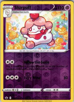 Slurpuff 068/198 SWSH06: Chilling Reign Pokemon TCG LP - Image 1