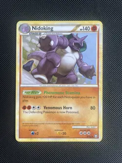 Pokemon TCG Nidoking Triumphant 6/102 Regular Exclusive LP+ - Image 1