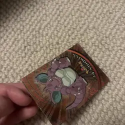 1999 Topps Pokemon TV Animation Series 1 Nidoking #34 Blue Logo Non Holo - Image 4