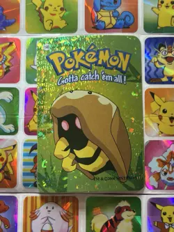 Pokemon 151 Vintage Pocket Monsters Vending HOLO Prism Sticker 2000 Nintendo - Image 2