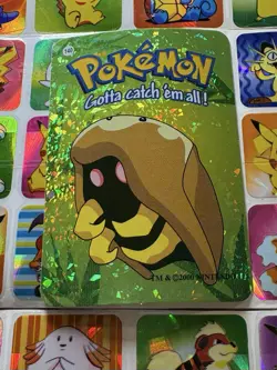 Pokemon 151 Vintage Pocket Monsters Vending HOLO Prism Sticker 2000 Nintendo - Image 3