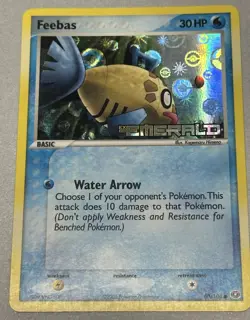 Pokemon TCG Feebas 50/106 Emerald Reverse Holo Stamp 2005 - Image 2