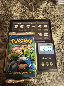 1999 Pokemon WOTC Base Set Unlimited Booster Pack Venusaur Art 21.00g Heavy - Image 1