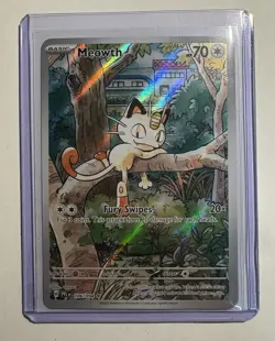 Pokemon TCG Phantasmal Flames Meowth 106/094 Full Art English NM - Image 1