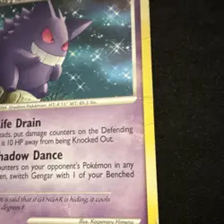 Pokemon Gengar 27/130 Diamond & Pearl Regular Rare Stage 2 110HP 2007 Nintendo - Image 5