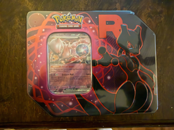 Pokemon TCG Team Rocket (Destined Rivals) Tin New & Factory SEALED Mewtwo - Image 1