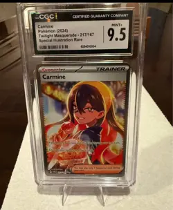 Pokemon TCG Carmine Scarlet & Violet Twilight Masquerade Holo 217/167 - Image 1