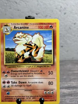 Arcanine 023/102 Base Set Regular Uncommon-Pokemon TCG-WOTC-Fast Shipping-NM! - Image 3