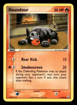 Houndour 59/109 Common Team Rocket Returns Pokemon LP - Image 1