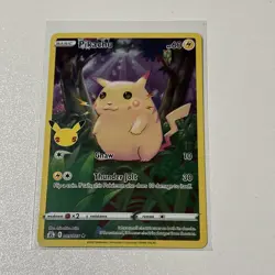 Pokemon TCG Pikachu 005/025 Celebrations Holo Full Art - Image 1