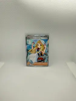 Lillie's Determination 169/132 Secret Rare Pokemon Mega Evolution Full Art NM - Image 1