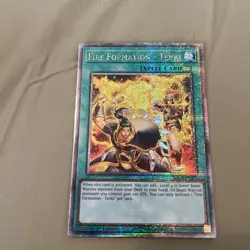 Yugioh Fire Formation - Tenki - Quarter Century Secret Rare - RA04-EN201 NM - Image 1