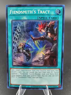 Yugioh Fiendsmith's Tract MP25-EN093 Prismatic Secret Rare 1st Ed NM - Image 1