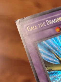 MP - YUGIOH! GAIA THE DRAGON CHAMPION LOB-125 SECRET X1 - Image 3