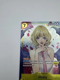 One Piece TCG Stussy (Alternate Art) OP13-110 Carrrying On His Will Holo NM/M - Image 2