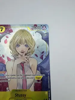 One Piece TCG Stussy (Alternate Art) OP13-110 Carrrying On His Will Holo NM/M - Image 3